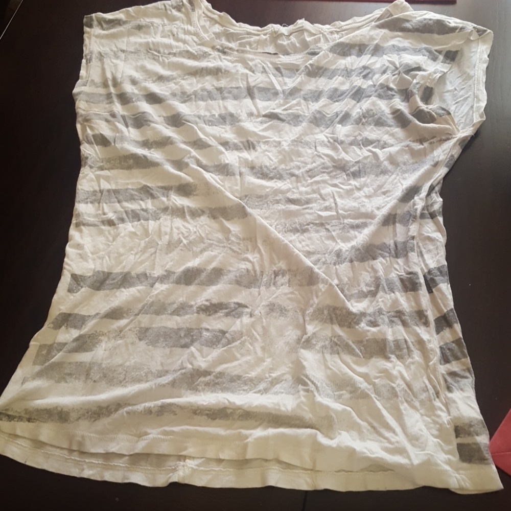 XXL Womens Tank Tops Grey stripes Size Large